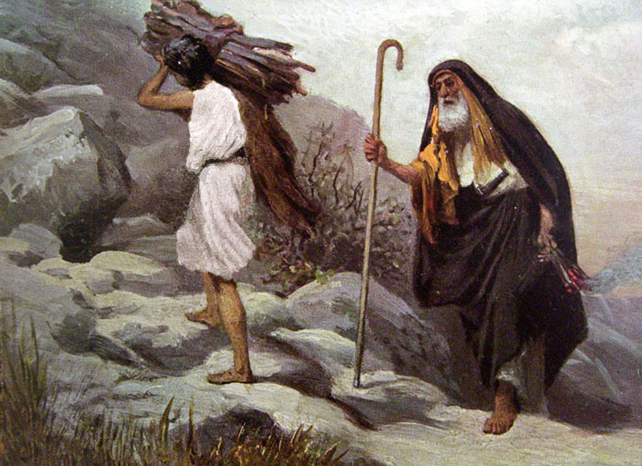 abraham and jacob on the mountain